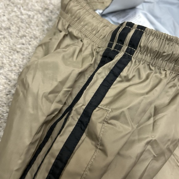 Vintage Adidas Track Pants Mens Large Brown Black Nylon Drawstring 31" Inseam - Picture 11 of 11